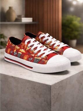 NWT FOCO San Francisco 49ers Fan Print Sneakers Tennis Shoes - Size Men 11